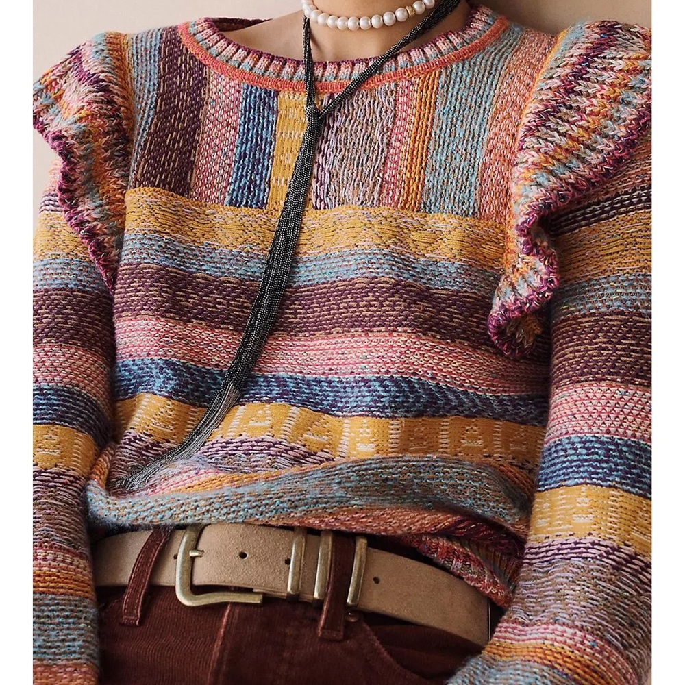 Pilcro Ruffled Sweater - Picture 3 of 7